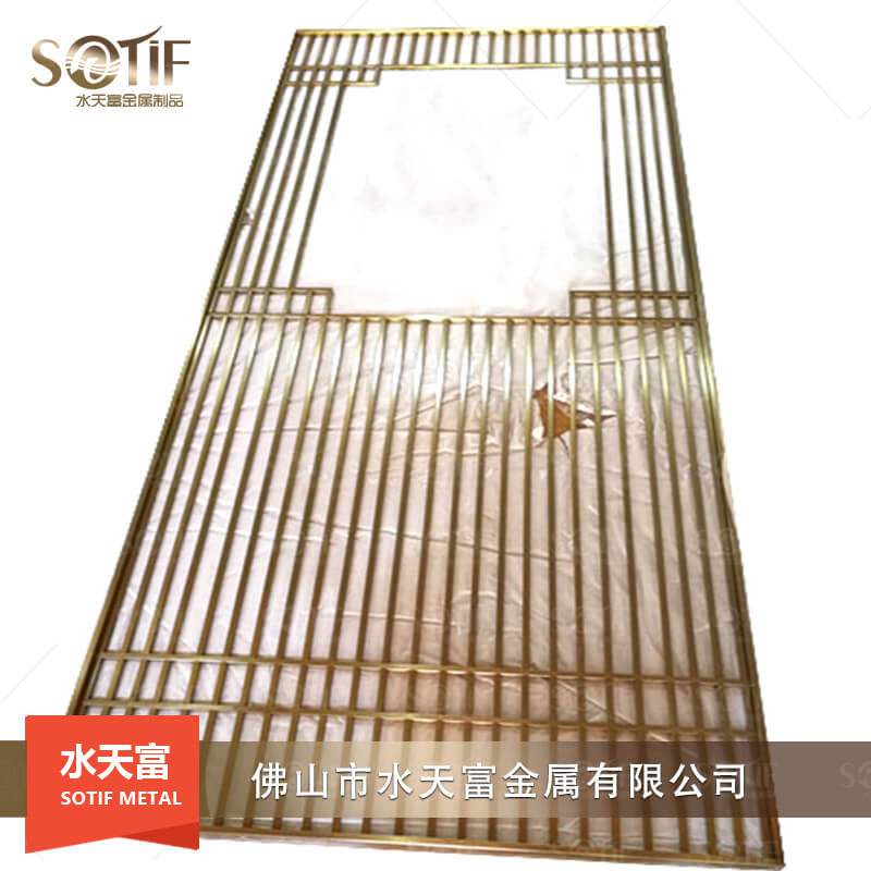 不銹鋼香檳金屏風(fēng)